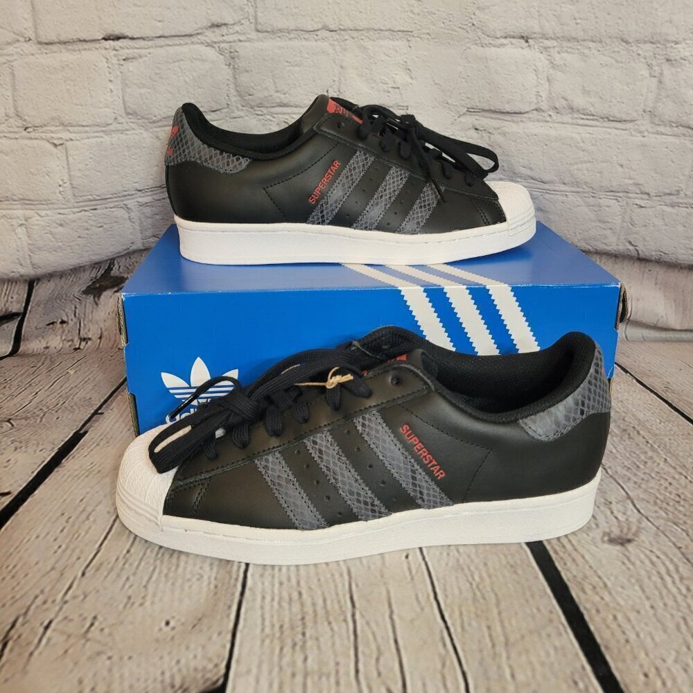 Adidas Womens Superstar Shoes Snakeskin - Picture 4 of 7